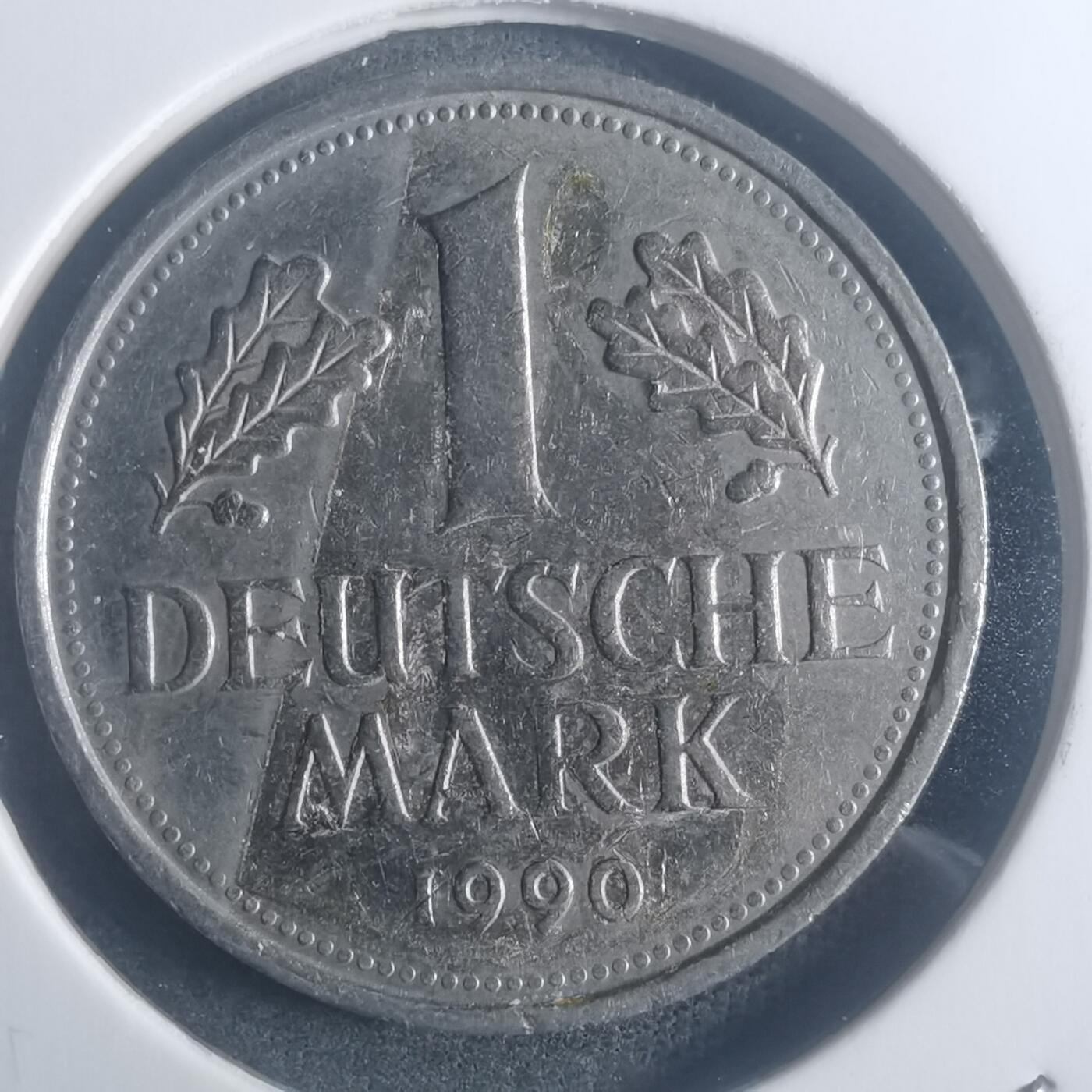 沼泽如烟--第900场 德国1990年1马克