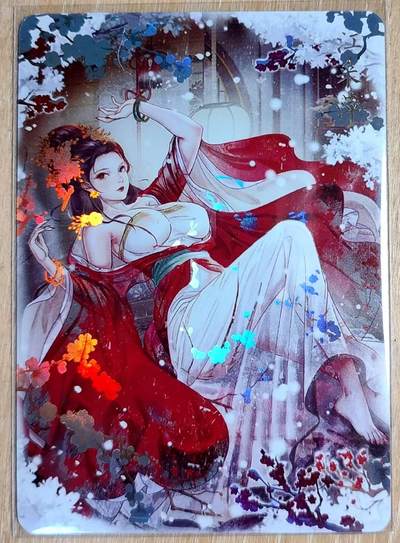 龙虎卡牌第六三场 （无佣金，周六结拍，欢迎送拍） - 彩闪 燎原卡牌 十二花神玲姐 特卡-江采萍萍