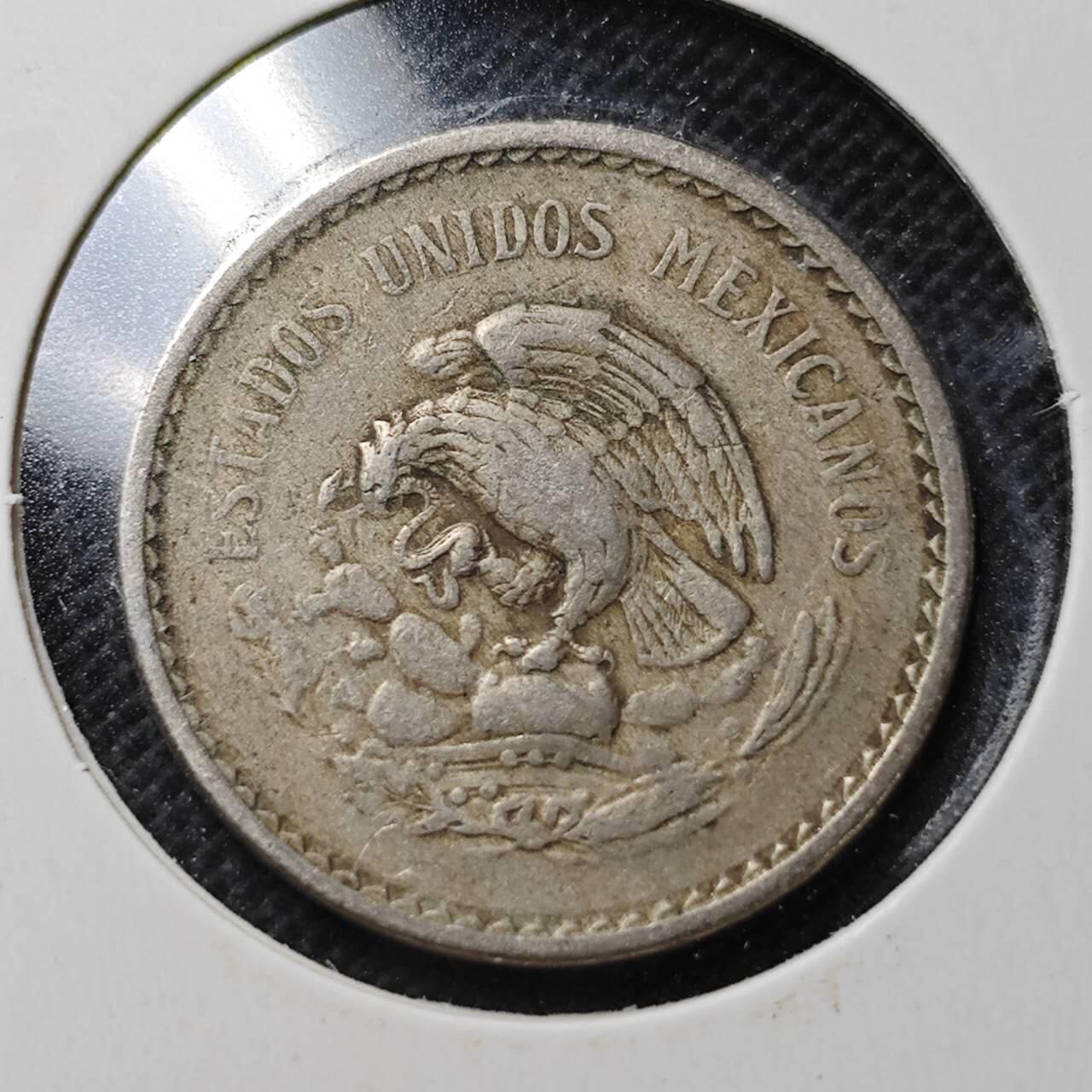 KK钱币收藏小铺  第370场  2月预留时间 周末发货  1946墨西哥10分牛逼