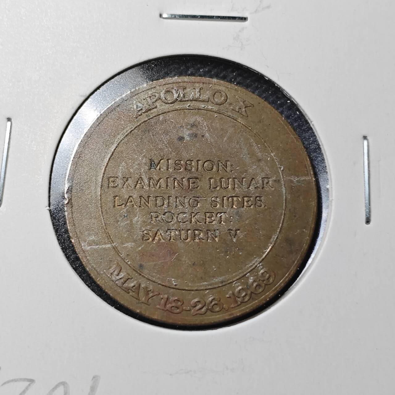 KK钱币收藏小铺  第370场  2月预留时间 周末发货  美国航天纪念章