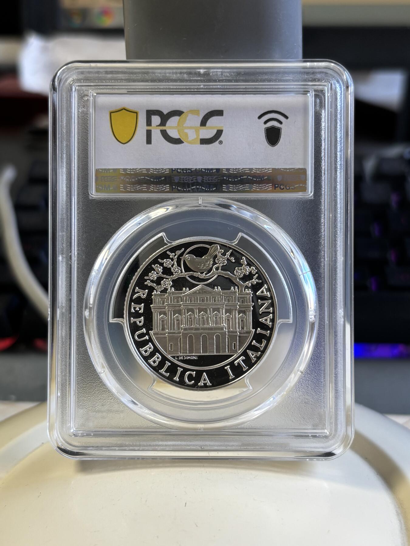 第181期拍卖 意大利2004年蝴蝶夫人主题获奖纪念银币PCGS-PR68,925银，18克