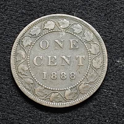 【全场包邮】纯粹捡漏拍476场（免费代拍第13场）调整中 - 加拿大1888年维多利亚女王1分铜币