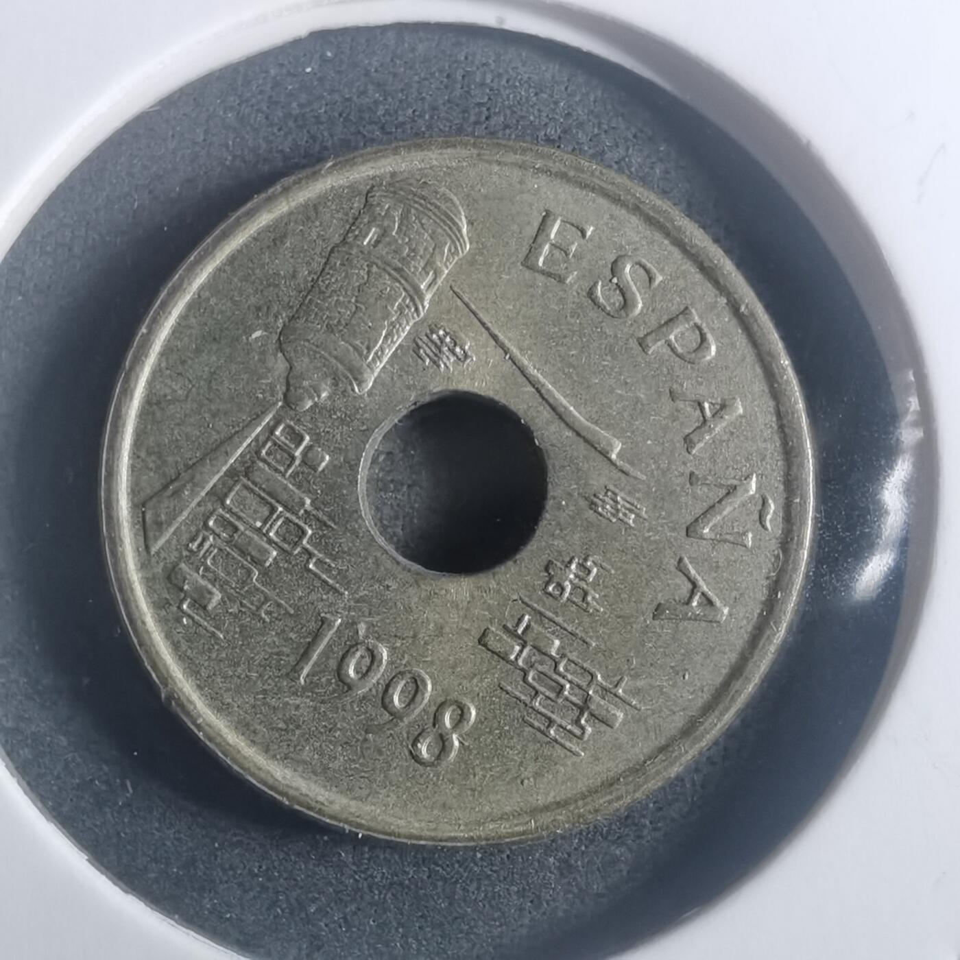 沼泽如烟--第900场 西班牙1998年25比塞塔