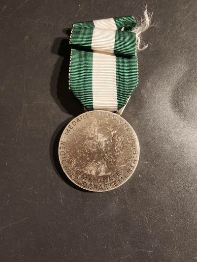 老王徽章第163期 13-15日三场连拍 16日统一发货  13、14日结束后可寄存 -  法国银级地方嘉奖奖章   