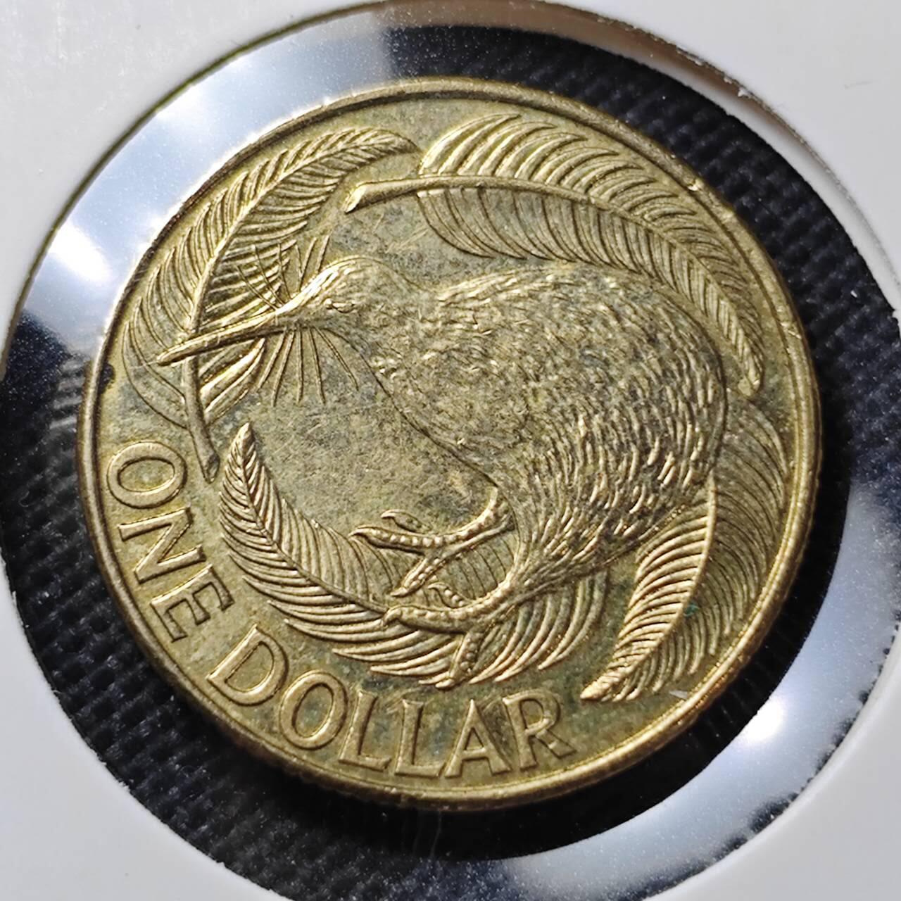 KK钱币收藏小铺  第370场  2月预留时间 周末发货  新西兰1元