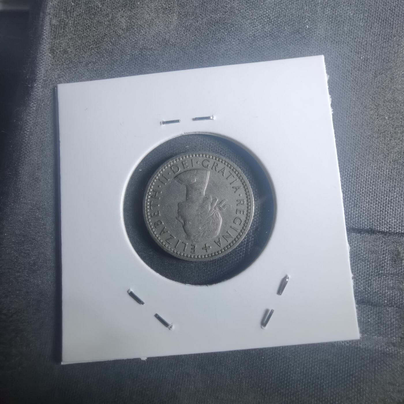 沼泽如烟--第900场 英国1959年6便士