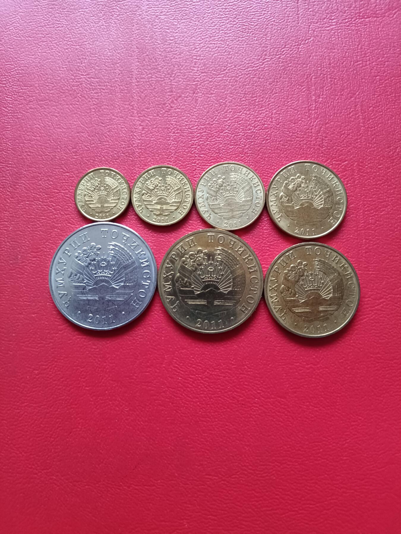 【云涧收藏】第七十九场 塔吉克斯坦2011年套币