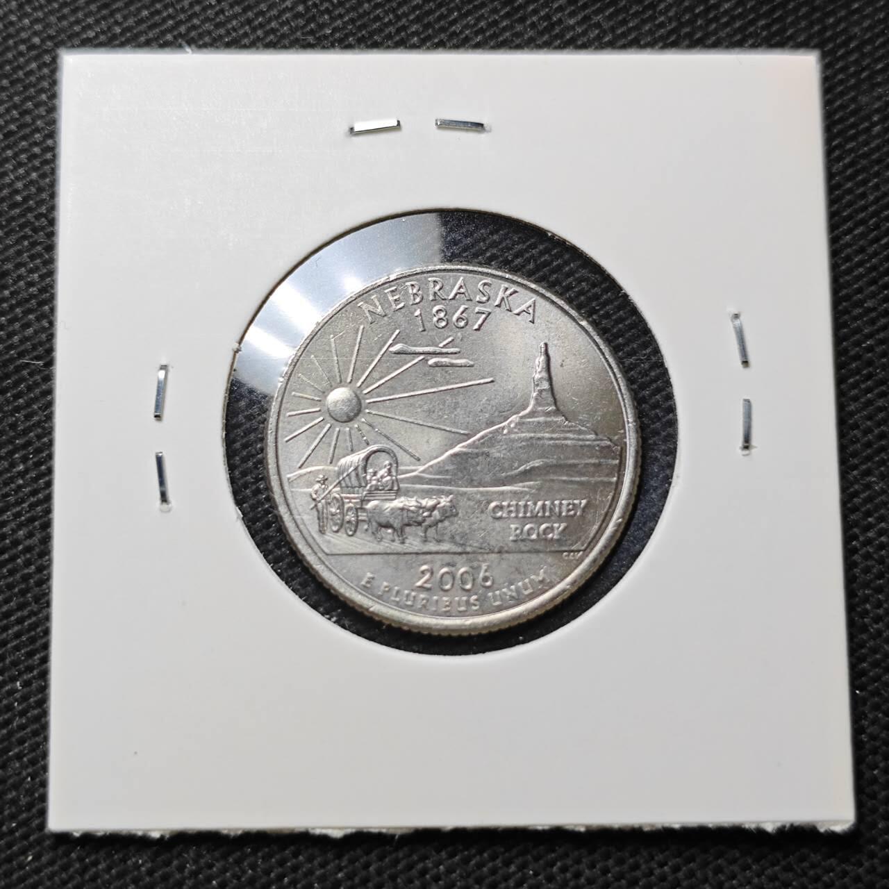 KK钱币收藏小铺  第370场  2月预留时间 周末发货  美国25分纪念币 好品