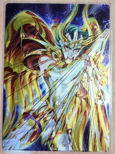 龙虎卡牌第六三场 （无佣金，周六结拍，欢迎送拍） - 粗闪 圣斗士卡牌 黄金十二宫-山羊座