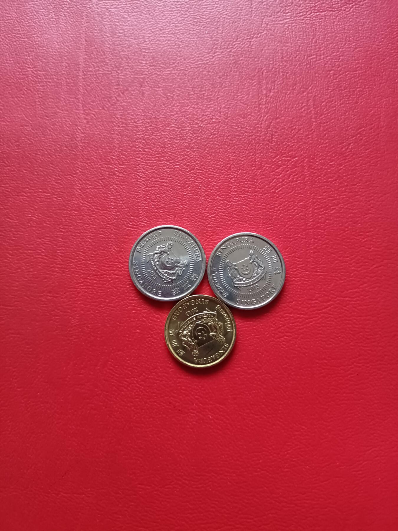 【云涧收藏】第七十九场 新加坡2013年卷拆5、10分3枚