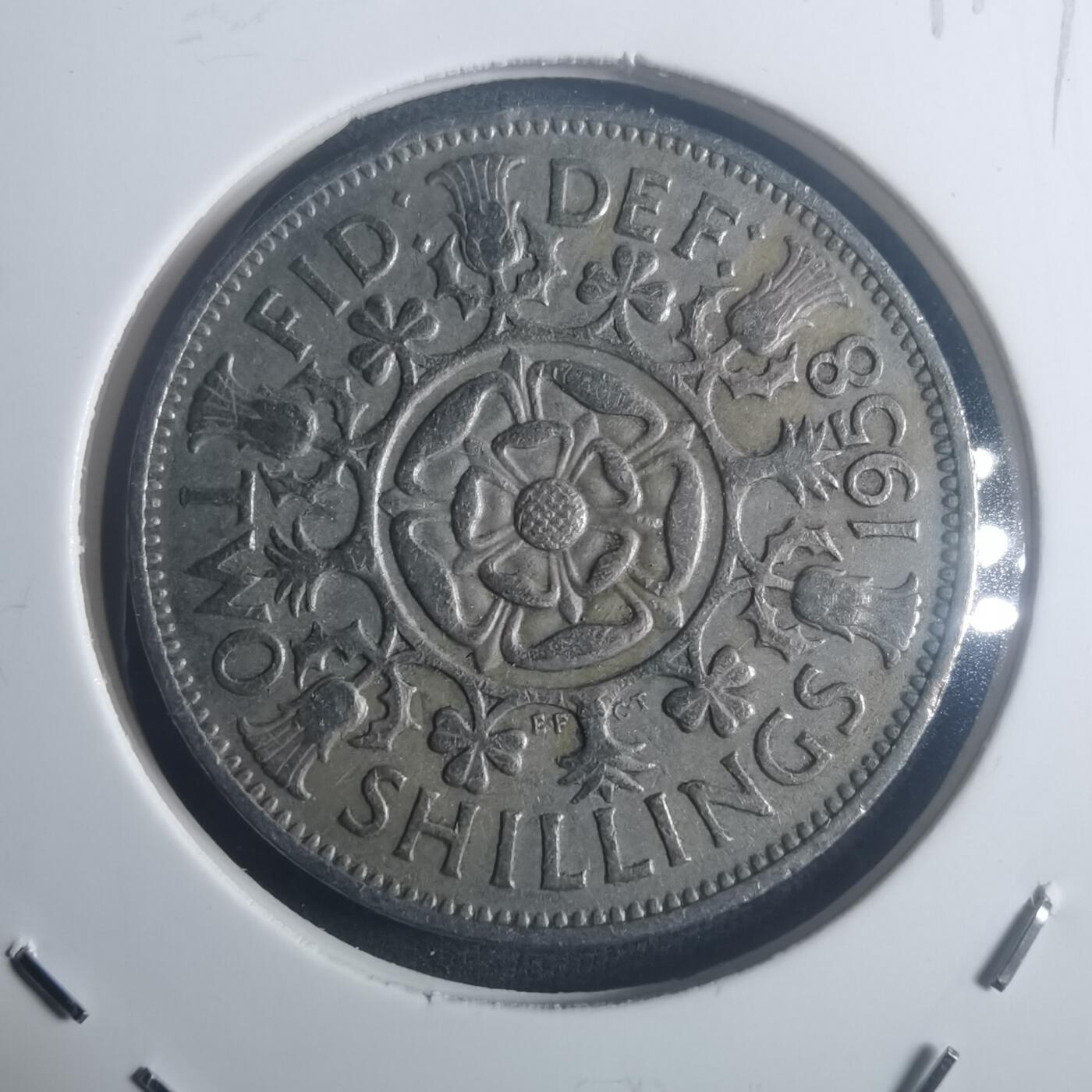 沼泽如烟--第900场 英国1958年二先令