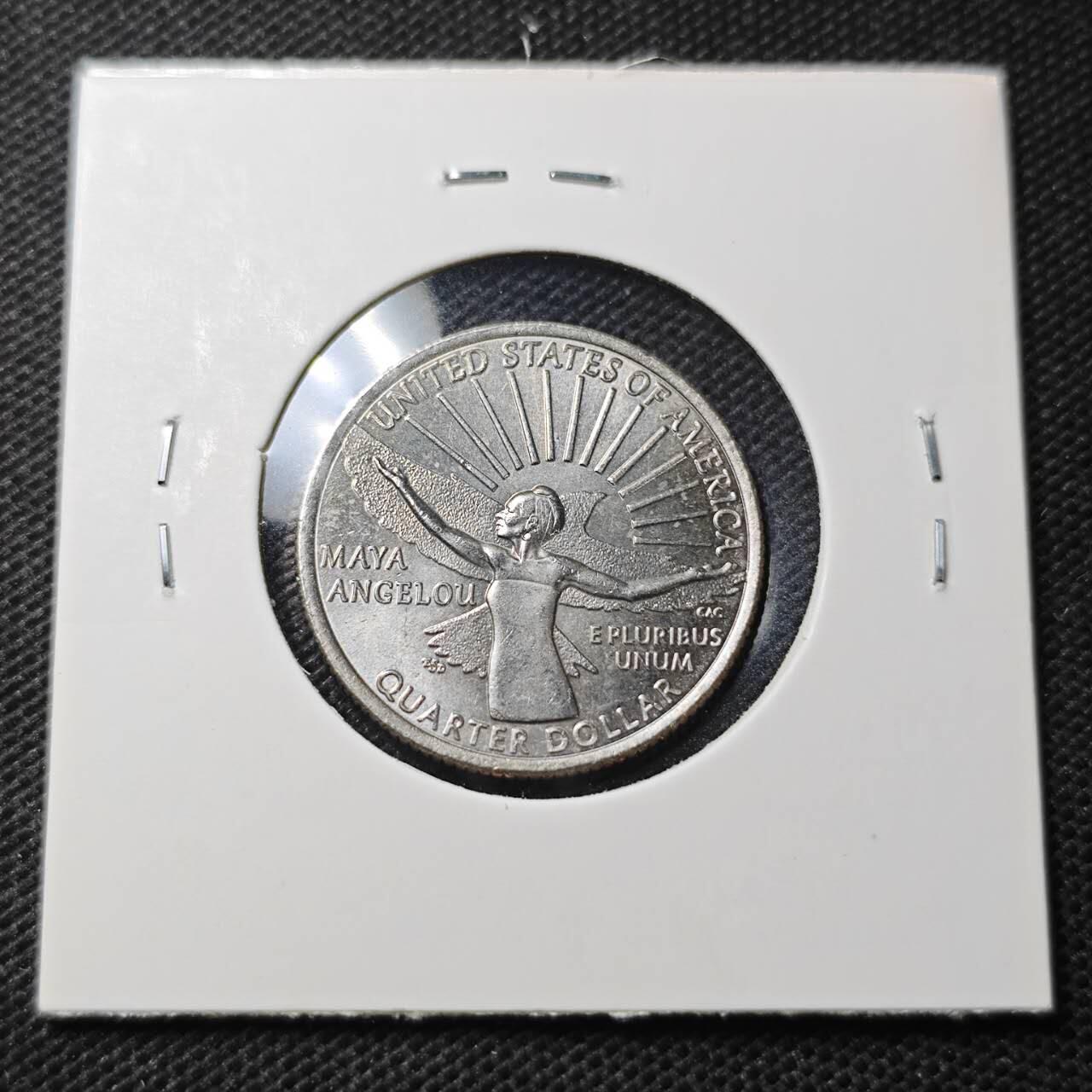 KK钱币收藏小铺  第370场  2月预留时间 周末发货  2022美国25分纪念币