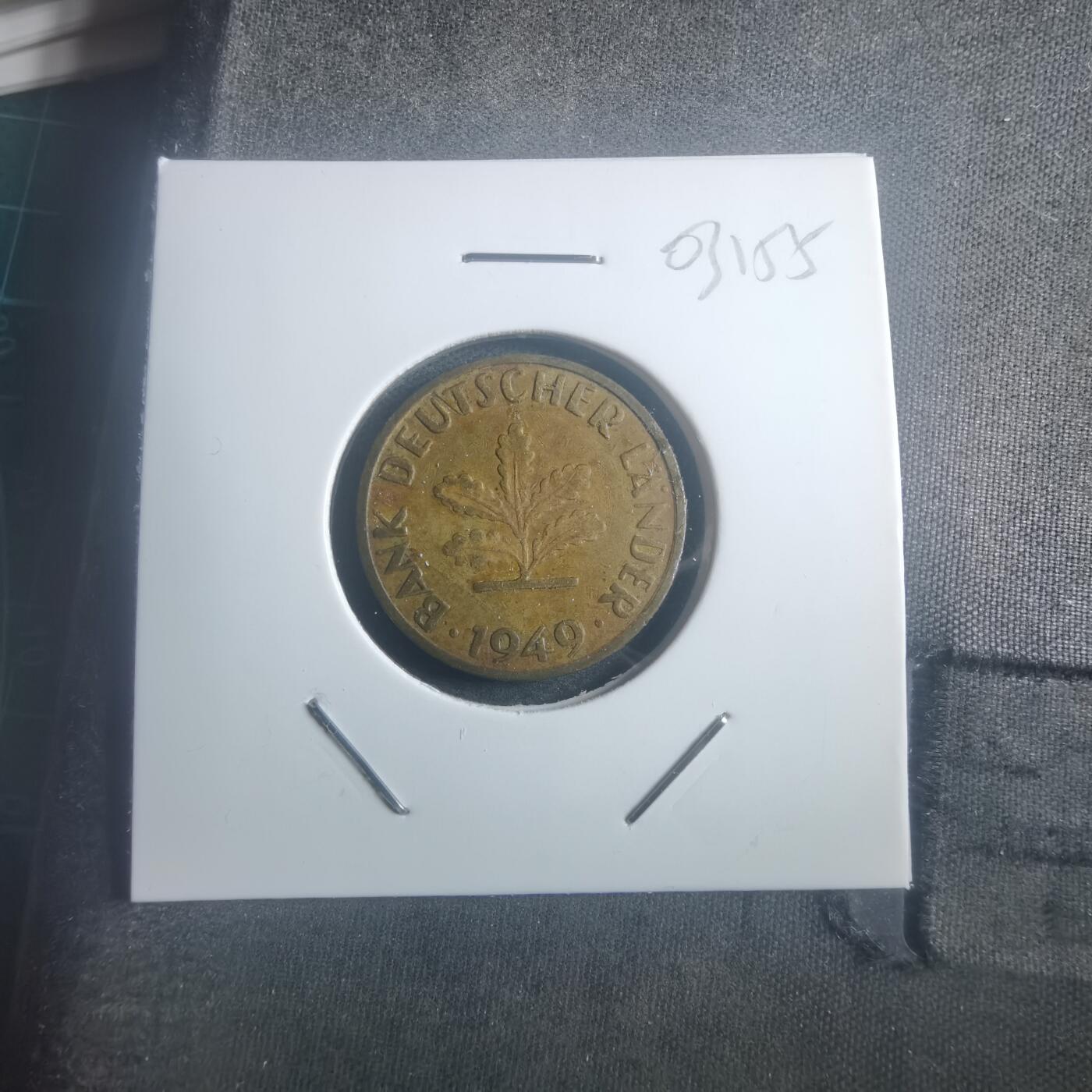 沼泽如烟--第903场 德国1949年10芬尼银行版