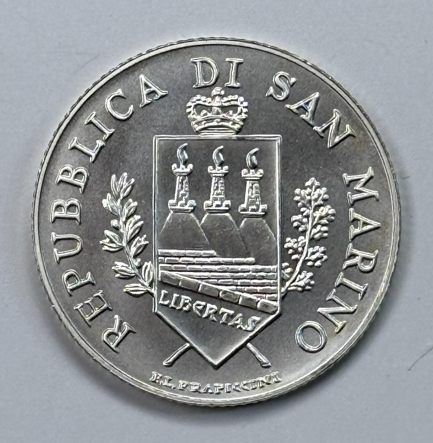 S&S Numismatic世界钱币-拍卖 第115期  圣马力诺2004年 巴尔托洛梅奥·博尔盖西 5欧元纪念银币 18克925银