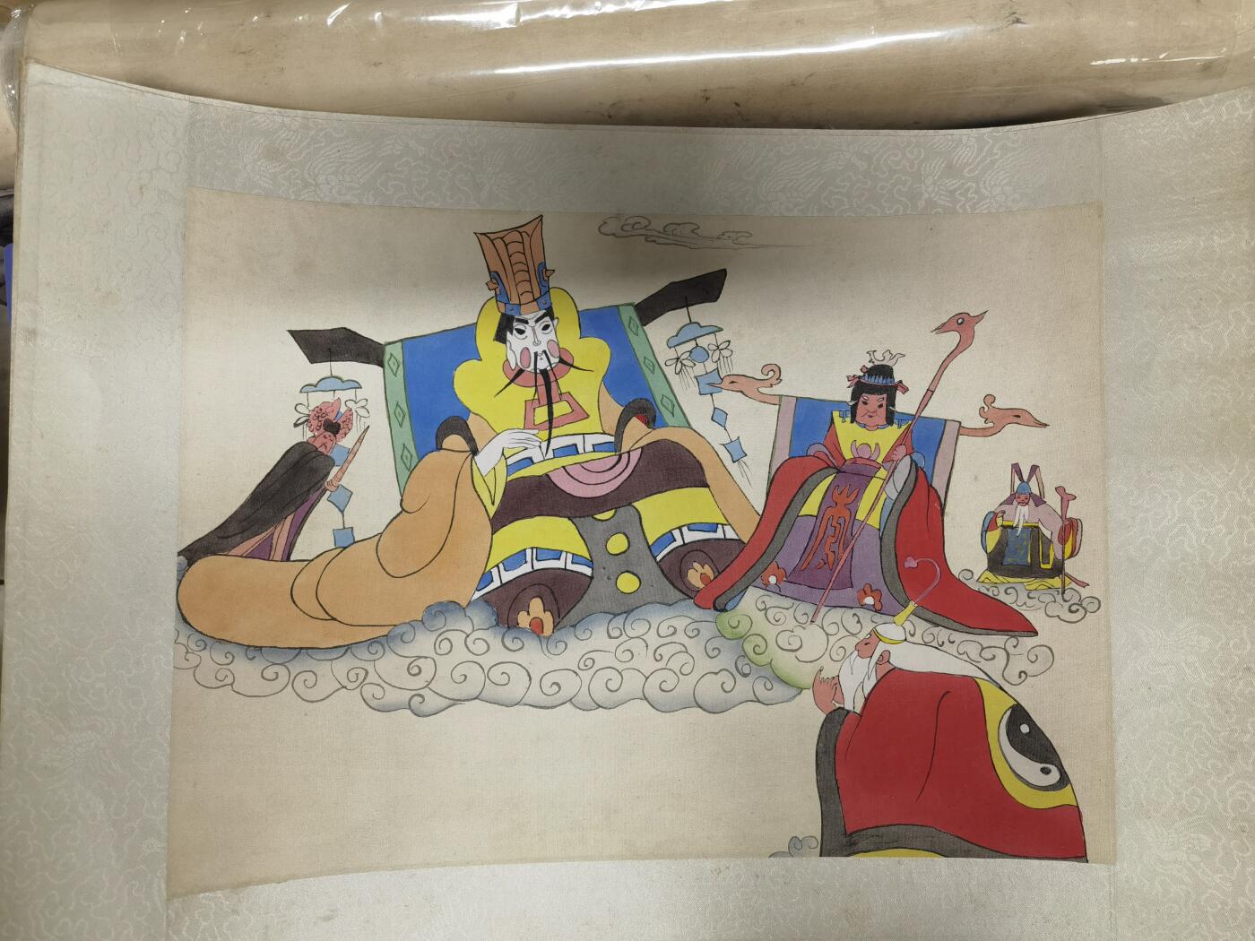 齐天大圣孙悟空西游记彩色画稿动漫手绘作品一套12幅四开大小