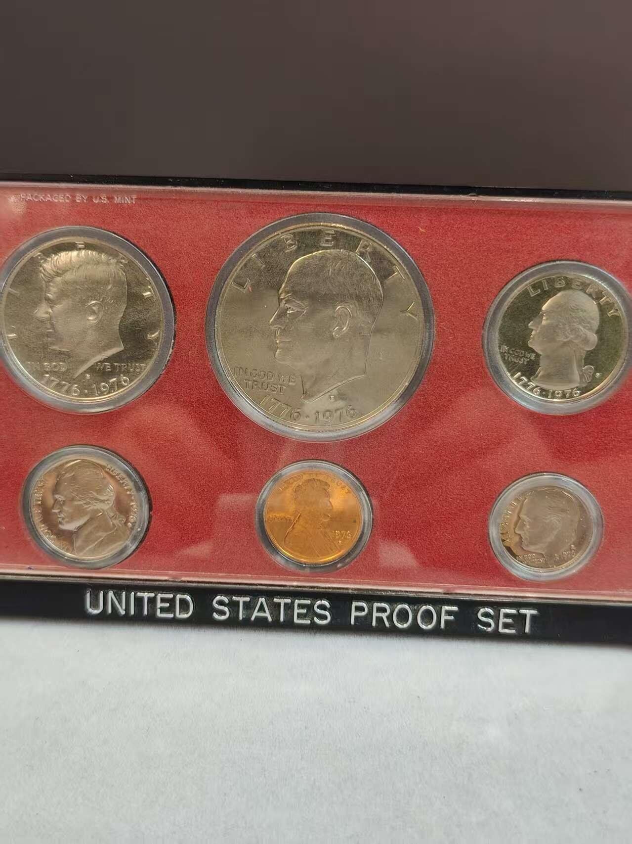 G&W世界散币，银币处理专场（第36场） 美国1976年6枚套  建国200周年