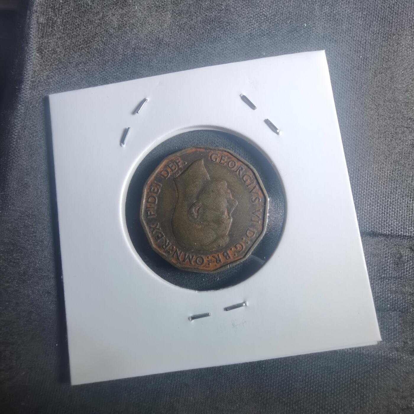 沼泽如烟--第900场 英国1950年3便士