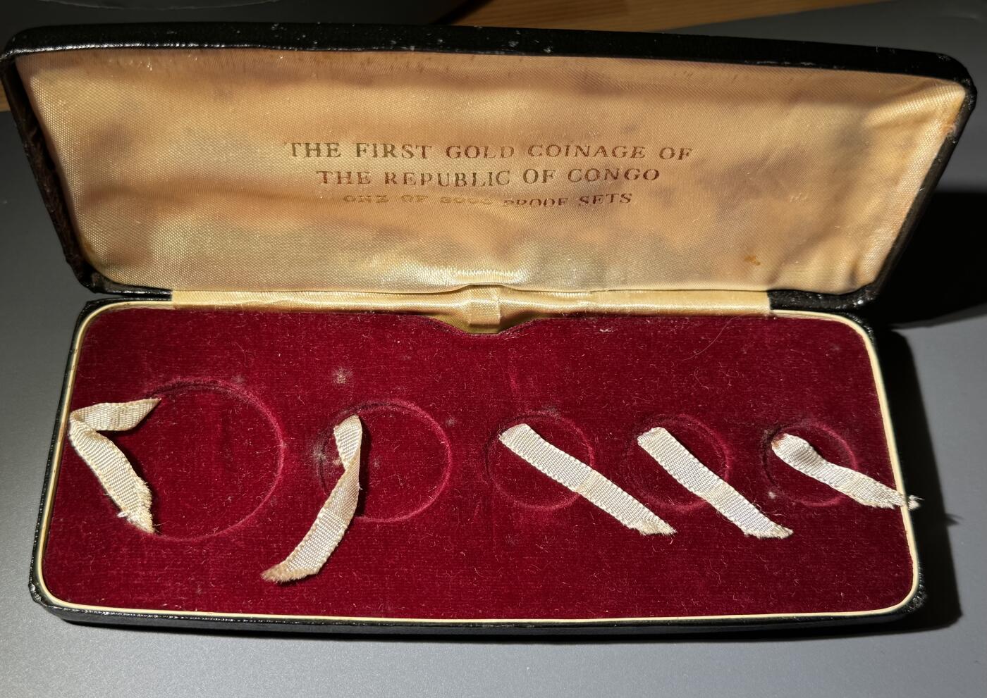 刚果1965年精制金币套币