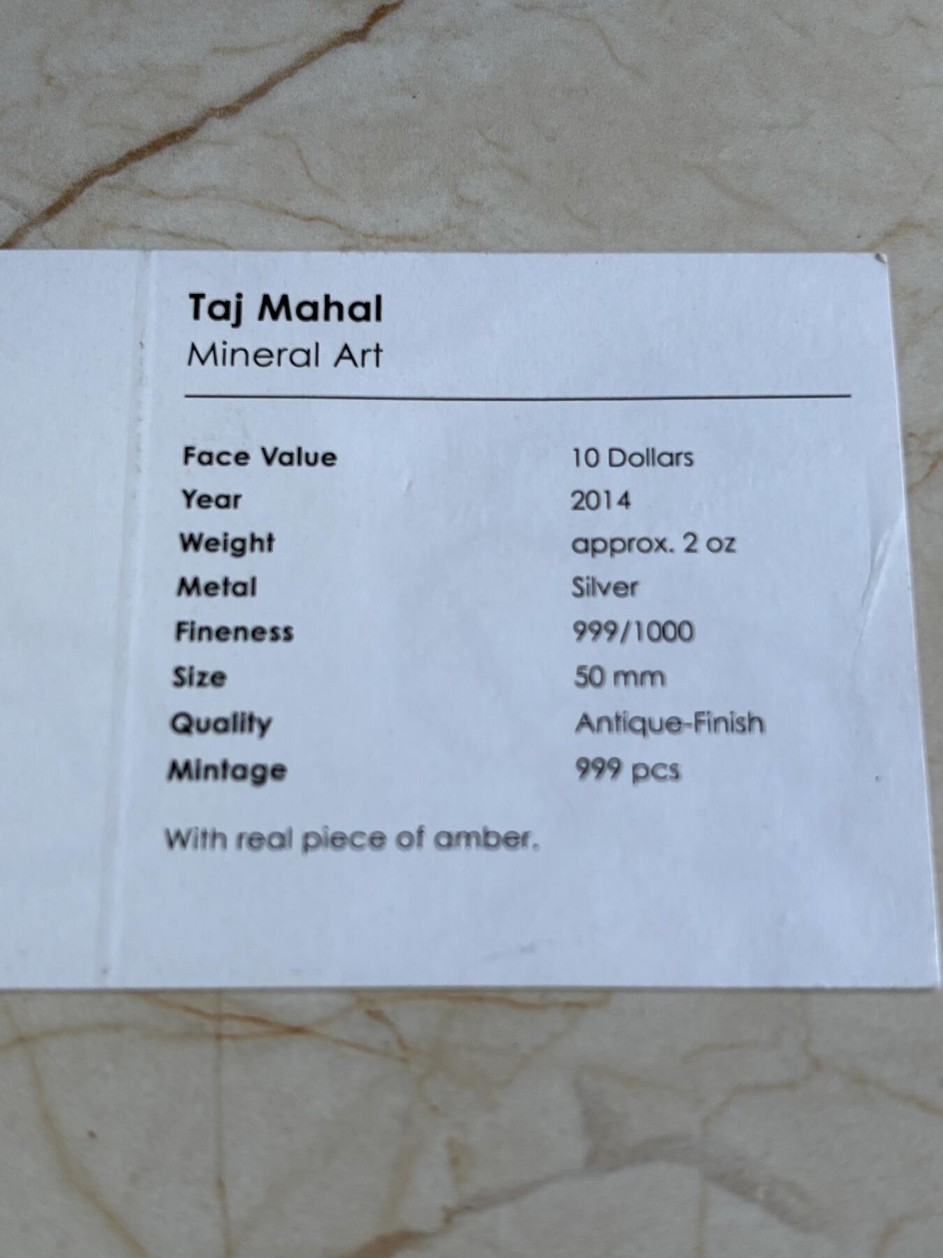 第181期拍卖 帕劳 2012年 琥珀屋第四组-克林姆林宫镶琥珀仿古银币 NGC-MS70带原证书，2盎司，999银，发行999枚