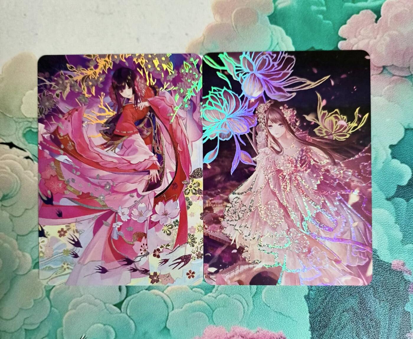 龙虎卡牌第六三场 （无佣金，周六结拍，欢迎送拍） 细碎闪2张 精选潘多拉满赠