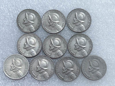 第一海外回流一元起拍收藏 散集专场  第265期 - 巴拿马1/4巴波亚硬币 10枚