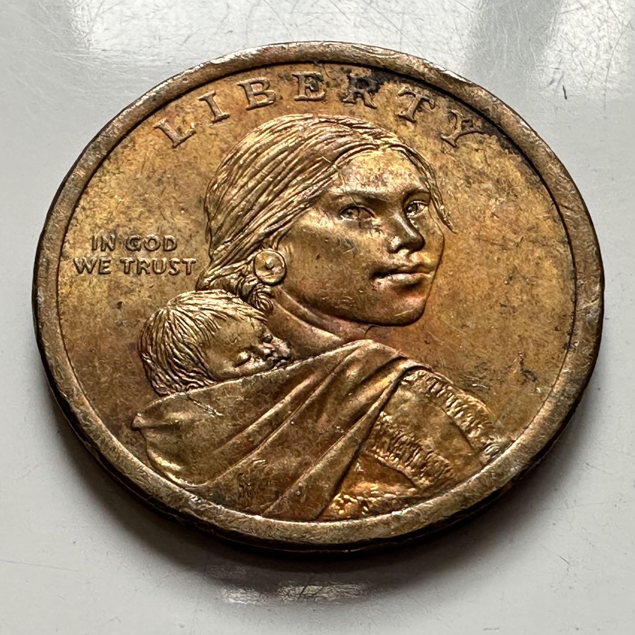 🌹外币初藏🌹🐯2025年第127场  每周二四六晚8️⃣点 接代拍 美国2015年钢铁工人1美元