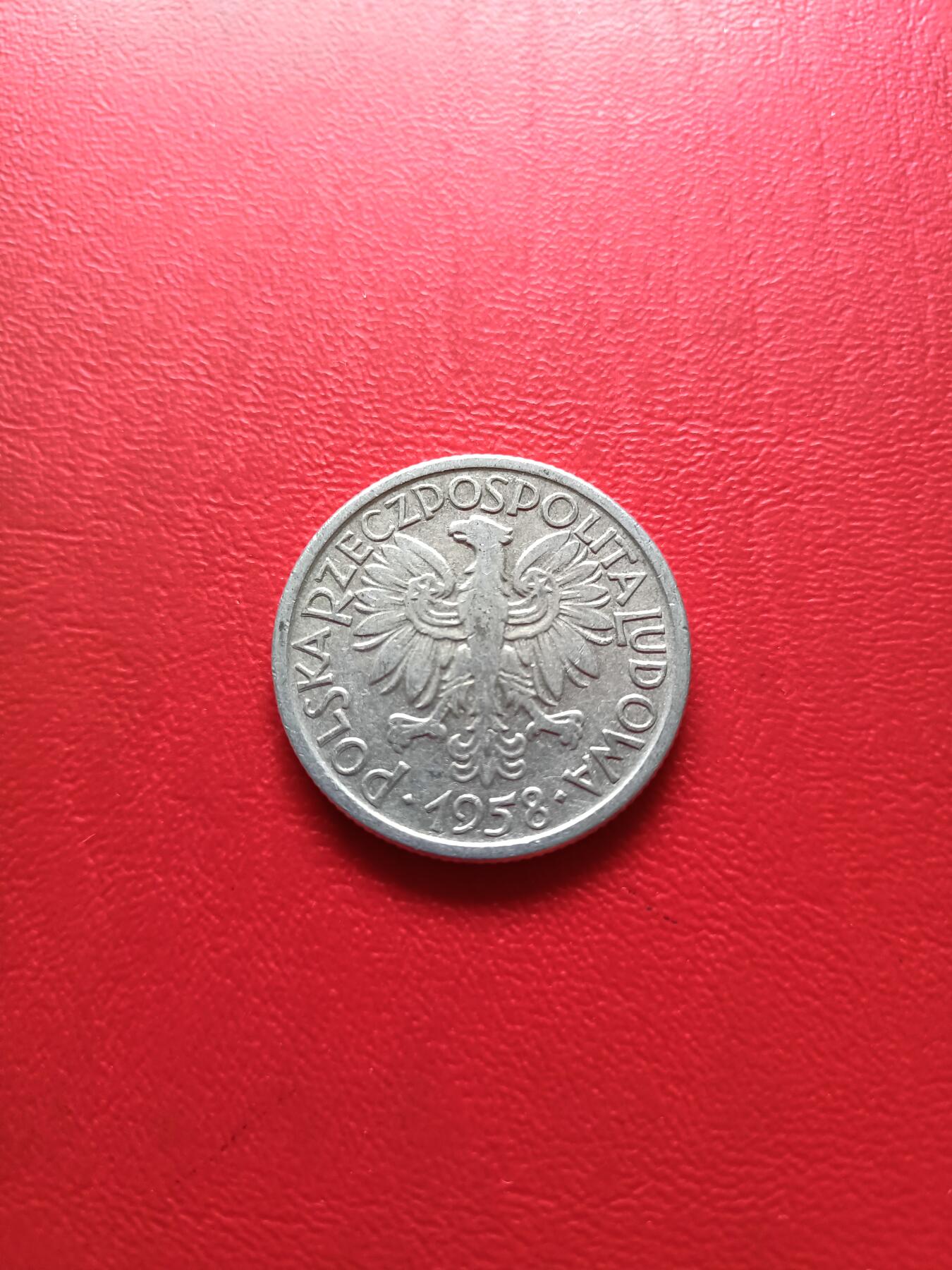 【云涧收藏】第七十九场 波兰1958年2兹罗堤