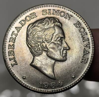 外国优质老铜币银币，周六九点倒数截拍，满百包邮，可寄存半年，喜欢朋友微信扫描二维码可直接参拍 - 哥伦比亚1964年50分大币