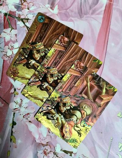 龙虎卡牌第六三场 （无佣金，周六结拍，欢迎送拍） - 粗闪3张 卡玩帕克 百花谱 开苞情人 耶律弥勒 三渐变