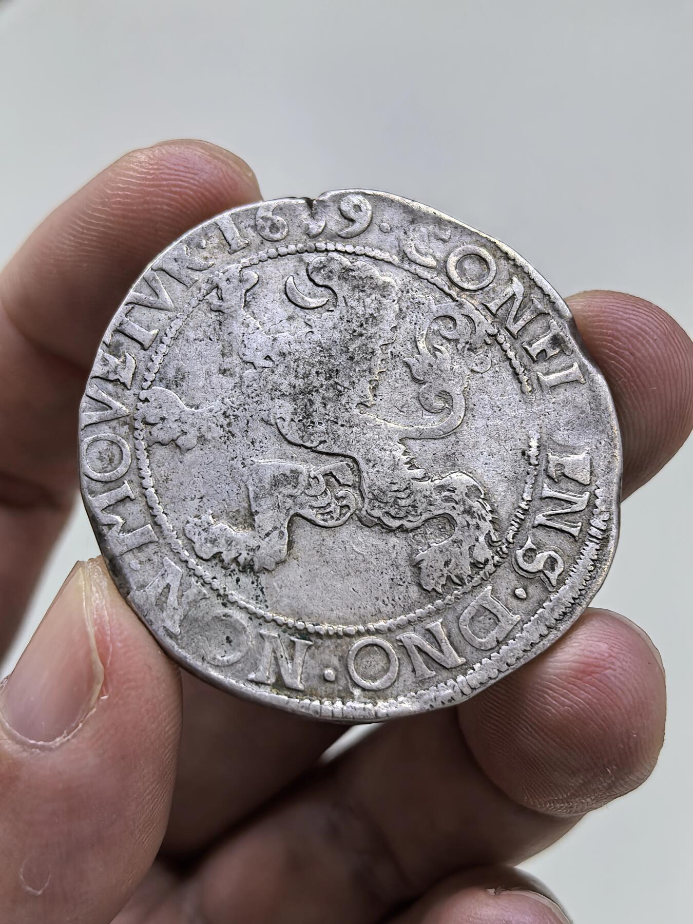 博洋堂世界钱币拍卖第146期（全场包邮） 16X9年尼德兰狮子1达勒大银币