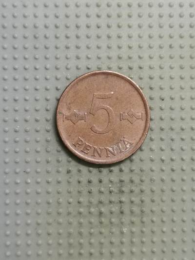 2025年第116场各国散币拍卖（总第116场） - 芬兰1963年5芬尼