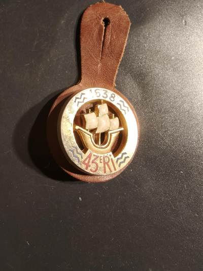 老王徽章第163期 13-15日三场连拍 16日统一发货  13、14日结束后可寄存 - 法国第43步兵团证章 