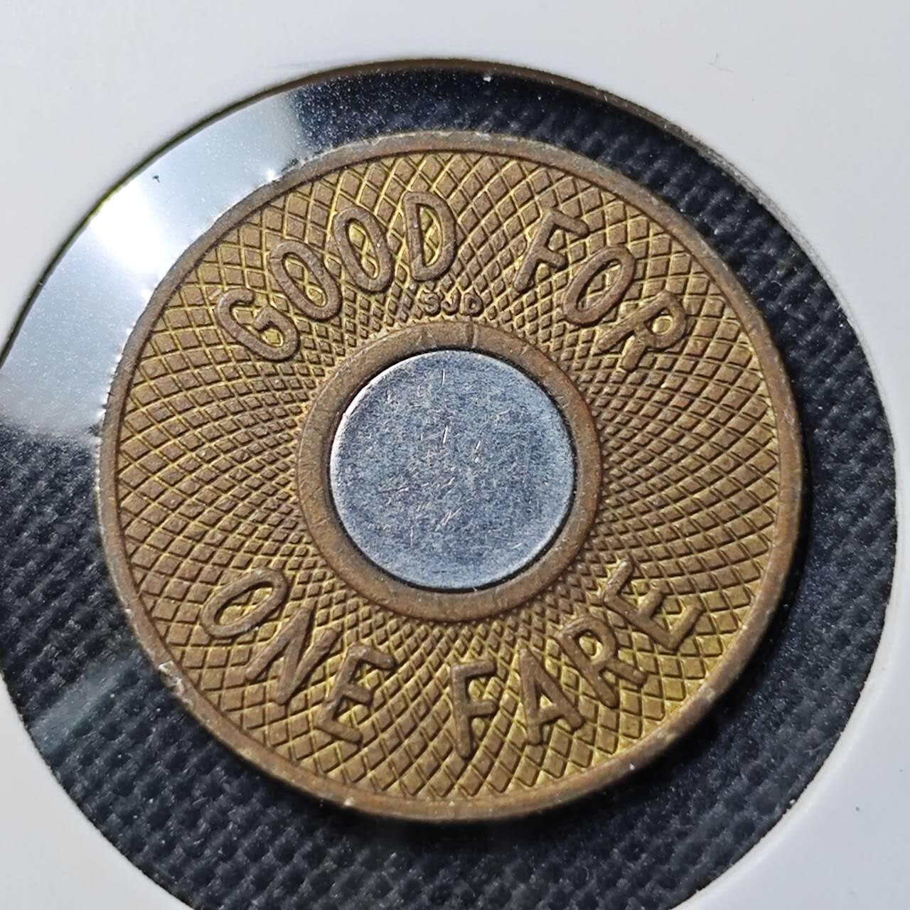 KK钱币收藏小铺  第370场  2月预留时间 周末发货  公交双色代币