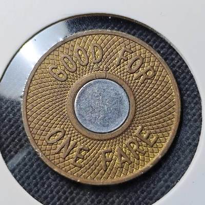 KK钱币收藏小铺  第370场  2月预留时间 周末发货 -  公交双色代币