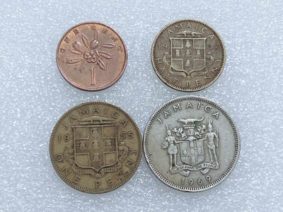 第一海外回流一元起拍收藏 散集专场  第265期 - 牙买加硬币 4枚