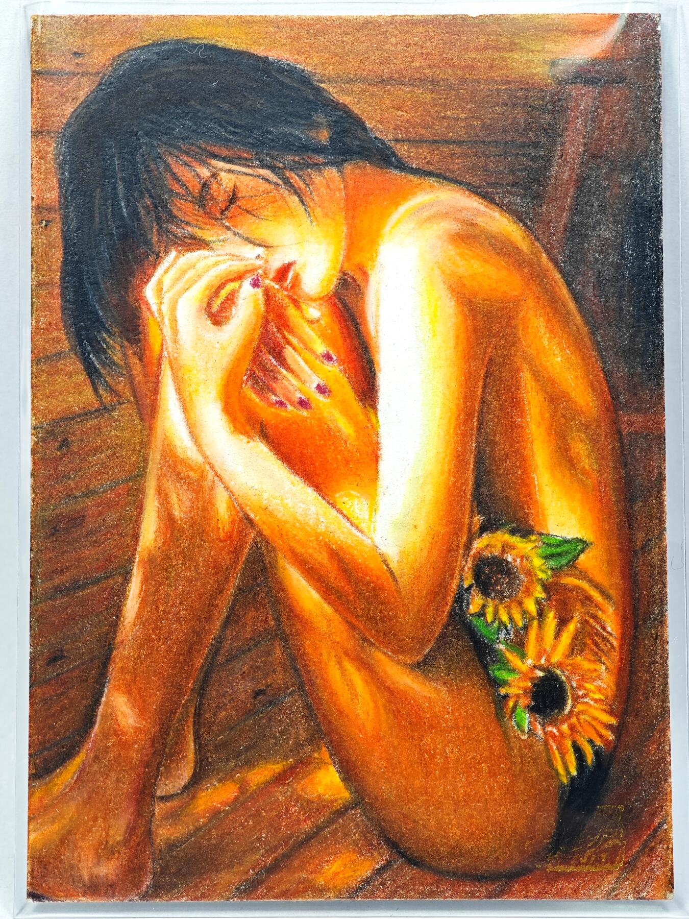 白泽拍卖卡牌手绘专场第28期（细雨生寒、寻梅闻香） 2025 乐联文创手绘卡 思