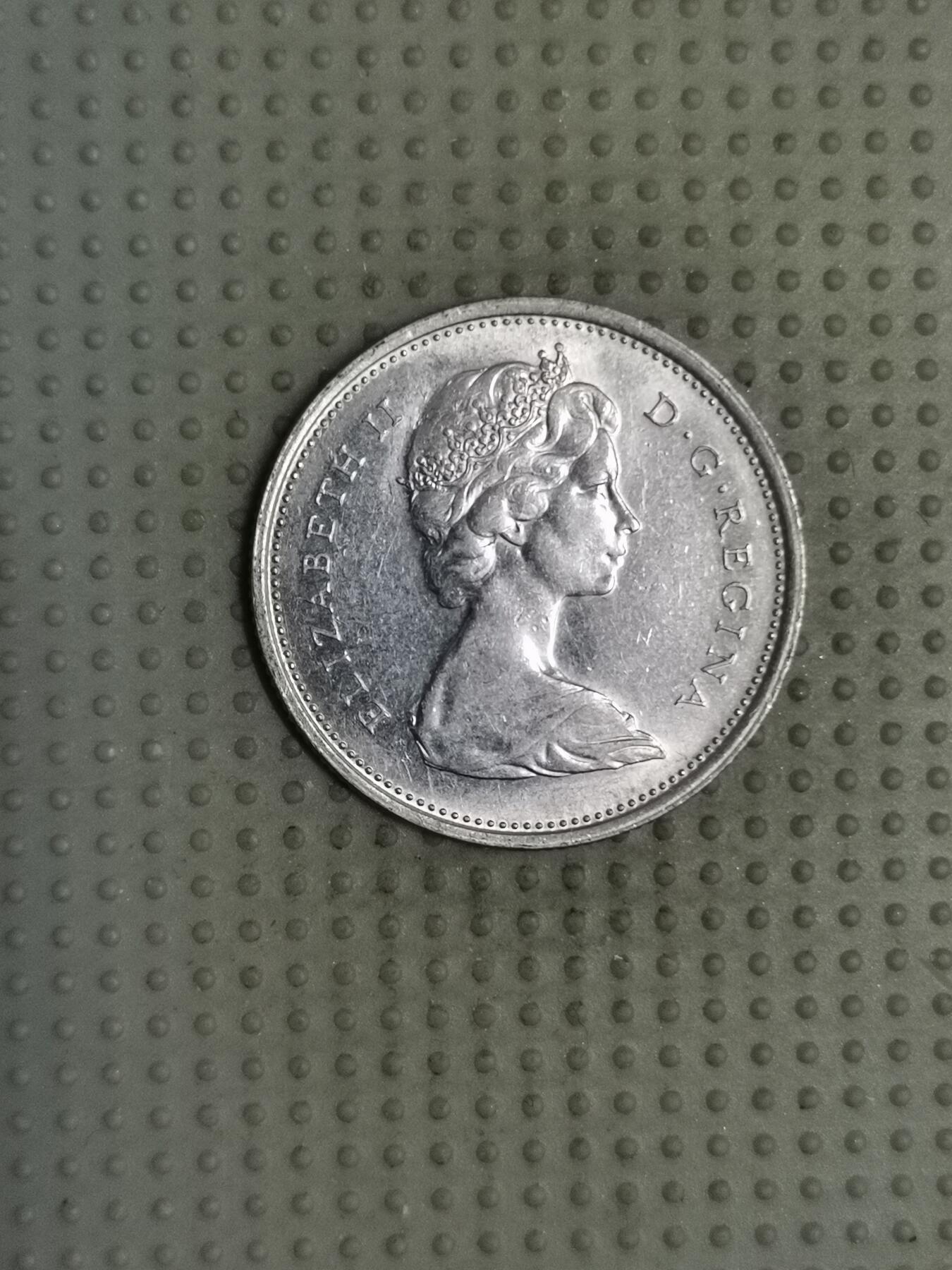 2025年第116场各国散币拍卖（总第116场） 加拿大1968年25分