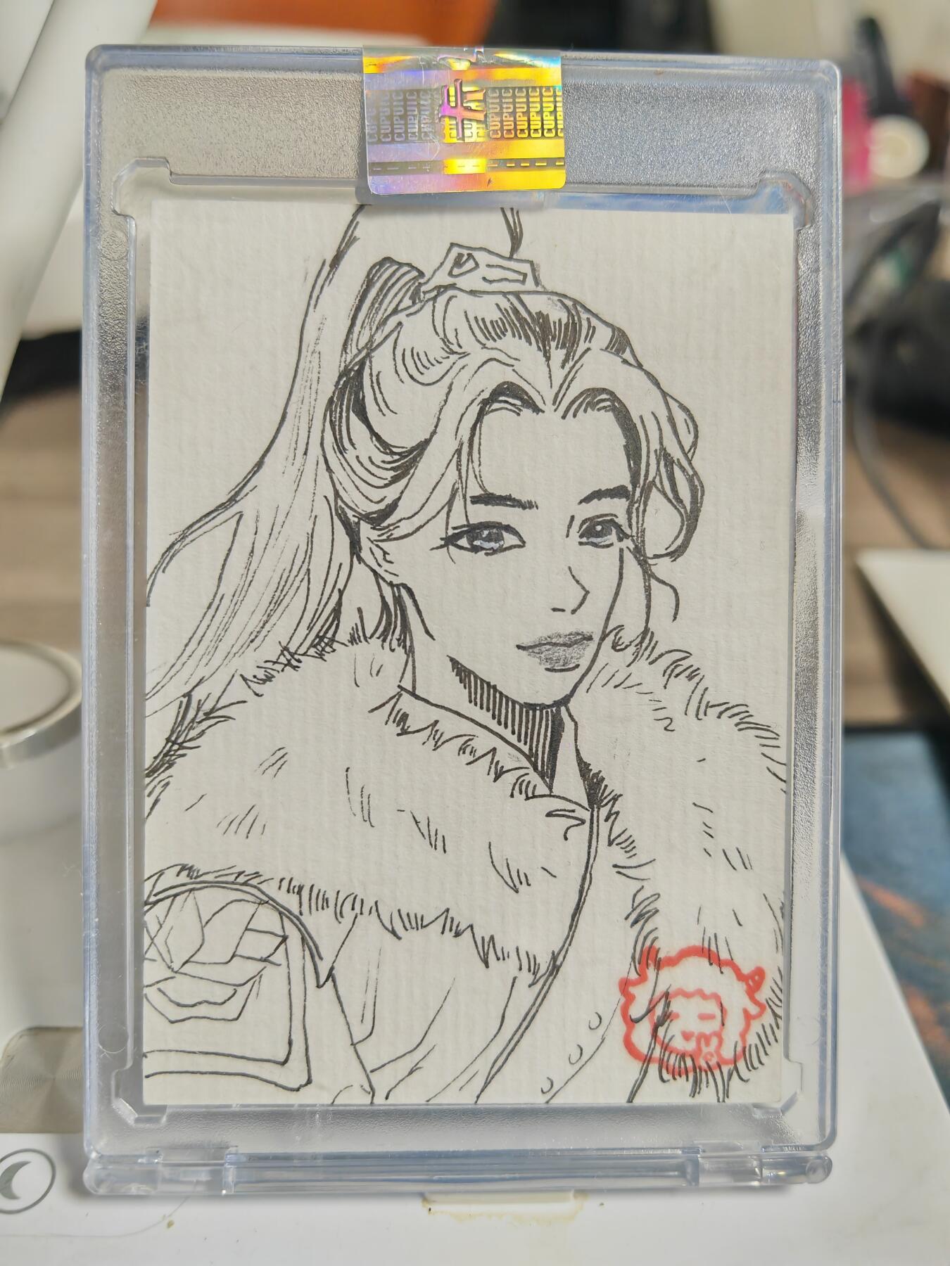阳大大卡牌拍卖第82期（持续收拍品，周五晚上九点截拍，进群福利早知道） 【签绘卡】卡联社 设计师收藏卡 yang  花木兰 签绘卡