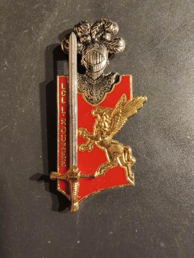 老王徽章第163期 13-15日三场连拍 16日统一发货  13、14日结束后可寄存 -  法国装甲兵学校学员晋升证章