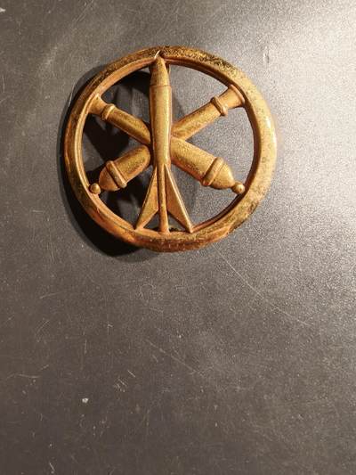 老王徽章第163期 13-15日三场连拍 16日统一发货  13、14日结束后可寄存 - 法国炮兵贝雷帽徽 