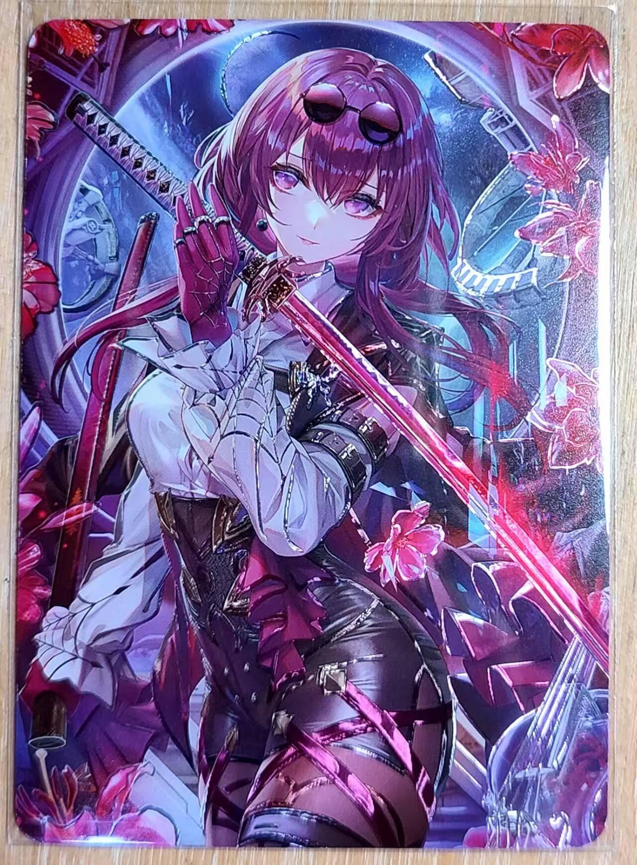 龙虎卡牌第六三场 （无佣金，周六结拍，欢迎送拍） 光刻 星穹铁道卡牌 卡芙卡