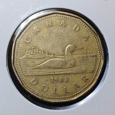 KK钱币收藏小铺  第370场  2月预留时间 周末发货 -  加拿大1元