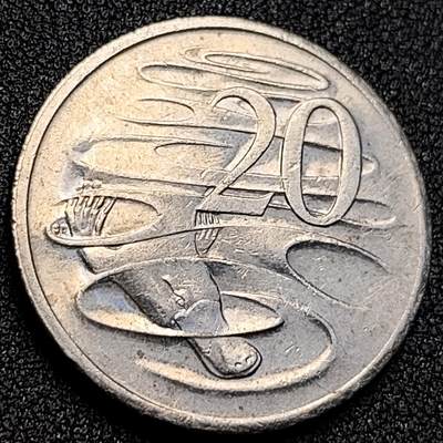 泉币菌-第128附加场-精品福利场（本场拍品多，请提前出价） - 2002澳大利亚20分 伊丽莎白女王鸭嘴兽28.5mm