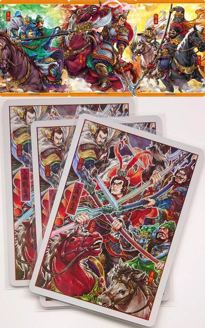 卡有江湖粉丝专场第三期（持续收拍，送拍联系我哦） - 【一套】卡游三国传奇礼盒 三英战吕布 主题卡+英雄卡一共42张