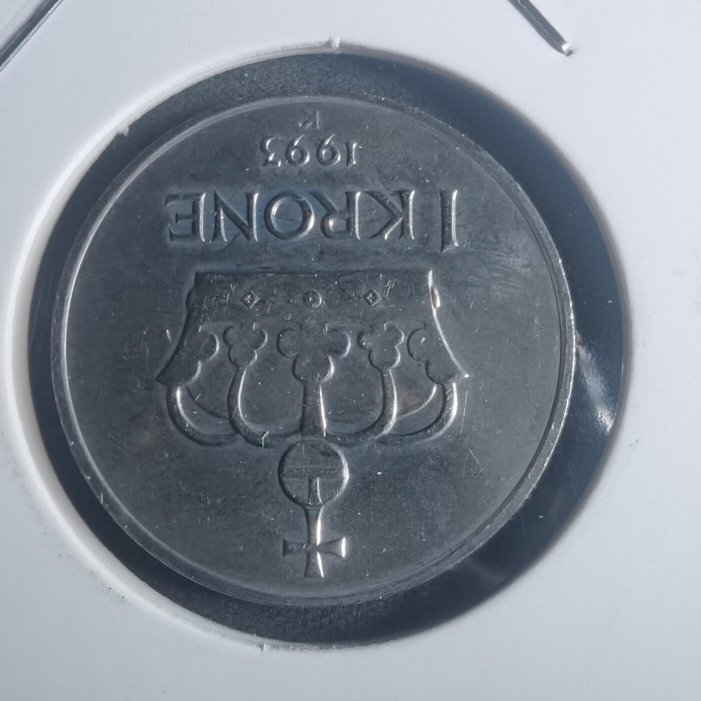 沼泽如烟--第900场 挪威1993年1克朗