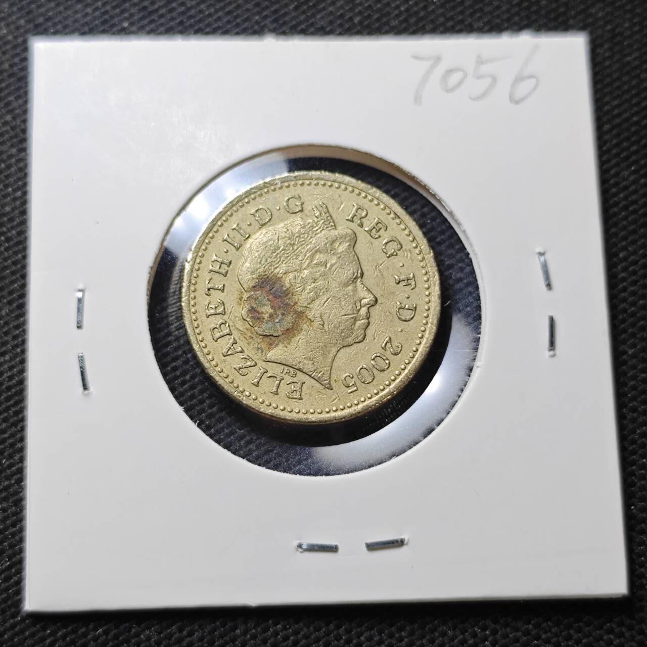 KK钱币收藏小铺  第370场  2月预留时间 周末发货  英国1镑 桥