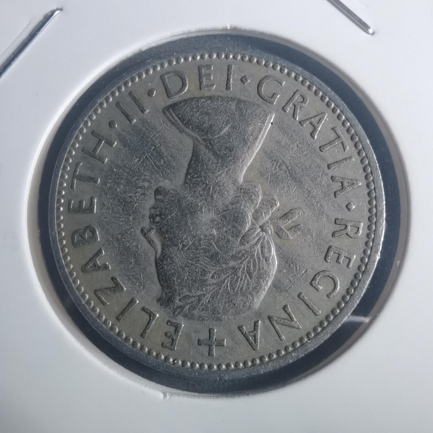 沼泽如烟--第900场 英国1958年二先令