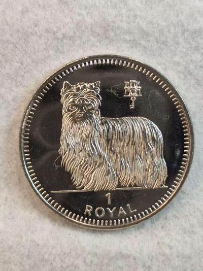 G&W世界散币，银币处理专场（第36场） - 直布罗陀1997年1克朗  约克夏梗犬