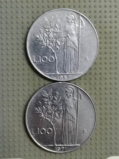 2025年第115场各国散币拍卖（总第115场） - 意大利100里拉2枚