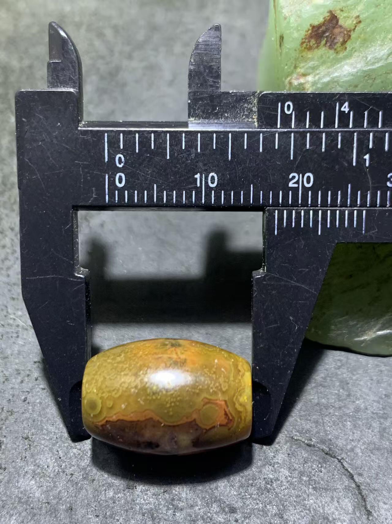 放福利！冰飘战国红玛瑙通货桶珠一个